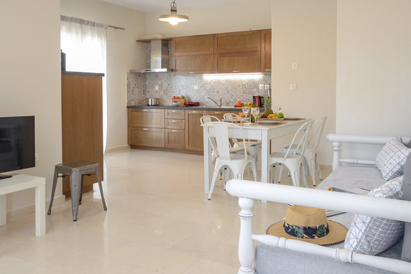 Brand new, spacious and quiet 80m2 house, decorated in minimalistic and elegant   Serenity houses Naxos, 80 m2,  wonderful view. Entire home vacation rental 36728427