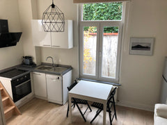 Cozy independent duplex with kitchen and private bathroom. Located in a quiet pe Brussels, Belgium Duplex studio in central Brussels Entire condo vacation rental 42548941