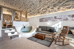 Villa#1 can easily accommodate up to 4 people, providing a king size bed, two si Athens, Greece Canava Villas I - Private Pool - Santorini Earthen home vacation rental 25310667
