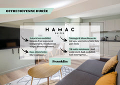 Discover this superb apartment completely renovated in June 2022, in the heart o Lyon, France Hamac Suites - Le Franklin - 4 personnes Entire rental unit vacation rental 663004906916760864