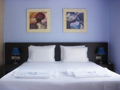 Blue Harmony’s Superior Studio, located 120 meters away from the famous sandy be Pireas, Greece Blue Harmony’s Superior Δωμάτιο, 25τμ Private room in bed and breakfast vacation rental 44604828