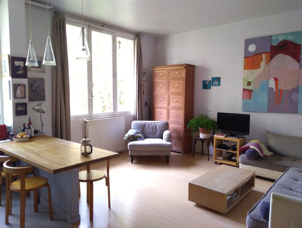 Appartement prévu pour 4 personnes, dont un couple. (1 lit double + 2 lits simpl Paris, France 3 bedrooms 80 m2 central Paris near Parc Expo Entire rental unit vacation rental 15863441