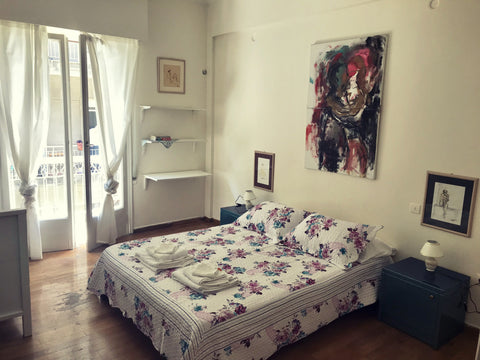 Α very cosy apartment just moments away from the city center. The apartment offe Athens, Greece Artistic apartment close to the historical center! Entire rental unit vacation rental 34119481