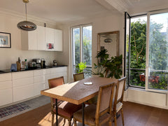 Welcome to my place ! A charming, artsy, and very confortable flat in a very qui Herblay, France Charming and luminous flat -10 min from Montmartre Entire rental unit vacation rental 3834471