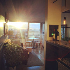 Breathtaking sunny view over the city from a lovely one bedroom apartment in the Paris, France Breathtaking view of Paris with coziness & design Entire rental unit vacation rental 20893377