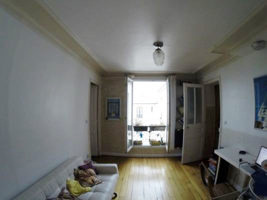 My flat is close to street of Belleville, park of Buttes-Chaumont, district The  Paris, France Two-room apartment peaces with view Entire rental unit vacation rental 16476740