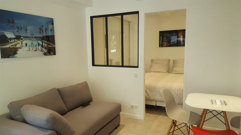 Appartement full renovated with new furnitures with 1 bedroom.<br />Métro Saint   Apartment in garden floor in the heart THE MARAIS Entire rental unit vacation rental 19301698