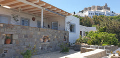 Traditional villa in Chora Patmos built on the tip of the cliff, at an amphithea  Patmos Chora Traditional Villa safety and  health Entire townhouse vacation rental 5724341