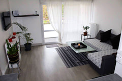 L’appartement se compose d’une entrée, une cuisine équipée ouverte sur le salon, Lyon, France Appartement T2 Lyon 8ème Entire rental unit vacation rental 32031107