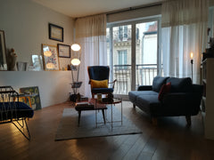 L'appartement fait 83 m², situé dans un immeuble sécurisé, au cœur du village de Paris, France Appartement 3 chambres au cœur des Batignolles Entire condo vacation rental 23889144