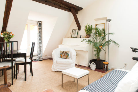 <b>The space</b><br />55 square meters (600 square feet) , 6th floor with a smal Paris, France Peaceful flat under Paris roofs Entire rental unit vacation rental 489419