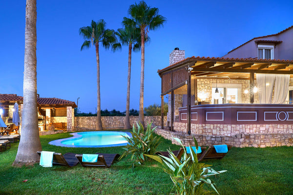 Villa Miloniana is a lovely 5-bedroom villa,located at Moloniana village only 5. Chania, Greece Villa Miloniana | Private Pool, Jacuzzi and Gym Entire villa vacation rental 11333792