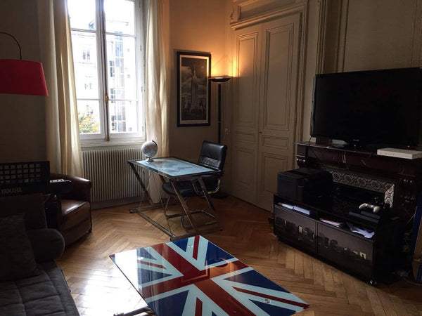 Nice T1 apartment in a charming Hausmanian building, 10 minutes from the center, Lyon, France Charming apartment 6th arr. 15 mins from center Entire rental unit vacation rental 21748150