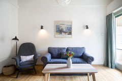 Defined by its modern design elements, light wood floors and classic touches,  t GR Explore the Acropolis from a Cozy Koukaki Flat Entire rental unit vacation rental 53169688