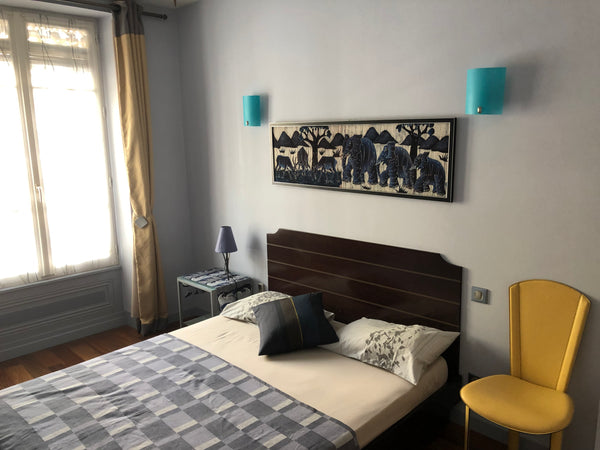 Jolie chambre, climatisée, située dans un appartement de caractère type bourgeoi Lyon, France Jolie chambre climatisée Private room in rental unit vacation rental 39015789