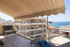 A comfortable penthouse modern flat with view to the sea ,located right next to  Chania, Greece Melina Sea & City Penthouse 23 next to Old Harbor Entire rental unit vacation rental 39266330