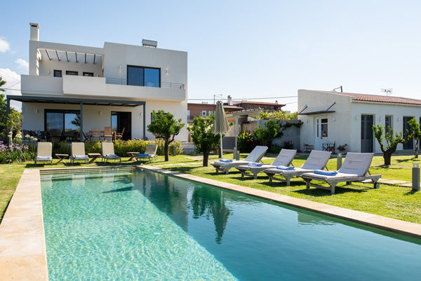 Elegant, newly built (2018) Villa Mousiki (mousiki being the Greek word for musi Chania, Greece Mousiki, beautiful villa very near the beach. Entire villa vacation rental 32332636