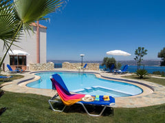 Beautiful 3-Storey Villa with Private Pool and Amazing Views to the Cretan Sea !  Villa Amalia - Aptera, Chania, Crete Entire villa vacation rental 22200175