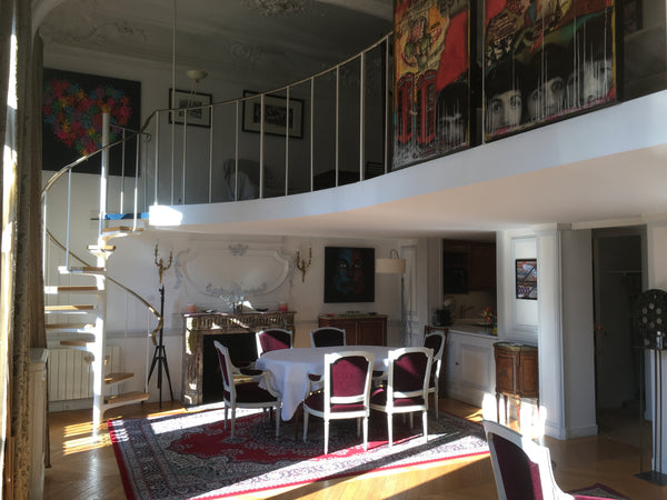 In an old mansion of the nineteenth century this loft apartment of 80 m2 will se Paris, France Luxury loft in the 8 with terrace and garden view Entire loft vacation rental 20561729