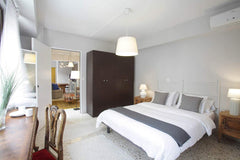 One bedroom apartment with private balcony and shared rooftop terrace. City view Athens, Greece #10 #11 | Psyrri "Spiti Mas" Apartments Entire serviced apartment vacation rental 3107136