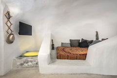 Old style fully and recently renovated traditional cave, in a well- hidden peace Athens, Greece Traditional Farmers Secret Cave#1 Santorini Earthen home vacation rental 11050915