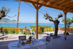 Located at the very end of Stegna beach, the accommodation has a unique view of  England, United Kingdom Aegean yard Entire home vacation rental 25613795
