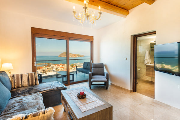 Our beautiful maisonette “ Platania’s Horizon” built on the hill that overlooks   Platania's Horizon Entire home vacation rental 42546407