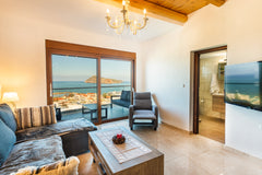 Our beautiful maisonette “ Platania’s Horizon” built on the hill that overlooks   Platania's Horizon Entire home vacation rental 42546407