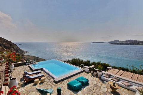 Beachfront/Close to town & Ornos, Psarou, Platis Yialos beaches. For the exact l Athens, Greece Villa 'O Entire villa vacation rental 35406330