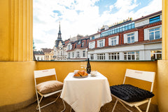 Elegant apartment in a prestigious location in the very center. Situated on the  Prague, Czechia Elegant Old Town Apartment with Balcony Entire rental unit vacation rental 33234603