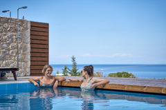 Villa Amel harmoniously combines the beauty of Kallithea with amazing sea views  Greece Amel 3 Bedroom Sea View Villa with Private Pool Entire villa vacation rental 43120704