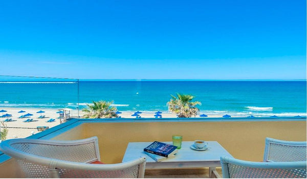 The family hotel Palm Beach Apartments is located on the northern coast of Crete  Palm Beach hotel Apartments Entire serviced apartment vacation rental 45982013