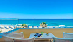 The family hotel Palm Beach Apartments is located on the northern coast of Crete  Palm Beach hotel Apartments Entire serviced apartment vacation rental 45982013