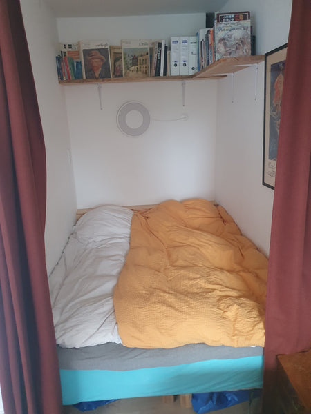 Cosy one room flat with a semi-private bedroom. <br />The doublebed measures 150 Copenhagen, Denmark Small cosy flat in Amager, Copenhagen Entire rental unit vacation rental 35212218