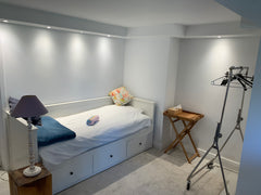 Studio cosy, lumineux, calme. Vue sur le jardin et les champs sans vis à vis.<br Kraainem, Belgium Studio Rez cuisine sdd Bruxelles, parking gratuit Entire home vacation rental 40086071