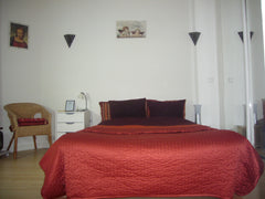 Central Paris flat (50 sqm), 2nd floor, with 4 large windows (overlooking quiet  Paris, France Left Bank - central comfy 1-br flat Entire rental unit vacation rental 6738726