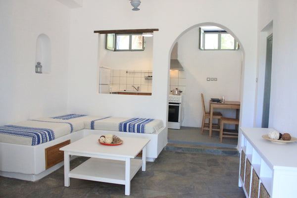 The apartment is located in the area of Skouloudi (outskirts of Lakki) offering  Athens, Greece Paradosiako Angelou Apartment- LF1 Entire rental unit vacation rental 20722292