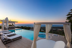 Overlooking the Aegean Sea, Villa Idylle provides a serene retreat for rechargin Rethimnon, Greece Hilltop mansion with full facilities&scenic views Entire villa vacation rental 43735484