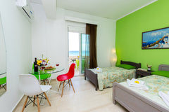 IN RETHYMNO TOWN , ON THE BEACH, IDEAL FOR COUPLES & COUPLES WITH 1 CHILD, STUDI Rethimnon, Greece Nice Studio NEDA  on the Beach of Rethymno 1 Private room in rental unit vacation rental 24057073