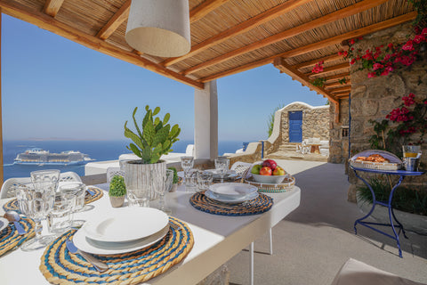 This elegant villa is located in a privileged, wind-sheltered location of the is  Apanema Villa II, Mykonos Entire villa vacation rental 52526660