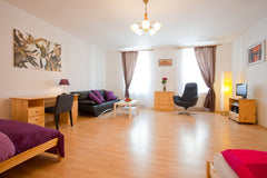 Right between Charles Bridge, National Theatre and Wenceslas Square is located t Prague, Czechia Old Town Spacious Apartment - Prague Old Town Entire rental unit vacation rental 175387