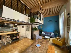 Bienvenue chez nous, en plein cœur de la croix-rousse, dans ce canut refait à ne Lyon, France Lyon 4ème, cœur croix-rousse - superbe canut Entire rental unit vacation rental 52794357