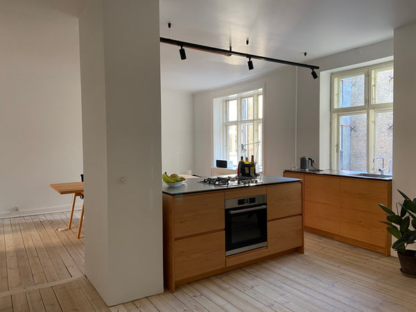 It's a three room apartment, 100m2, with a large new kitchen dining-area and bal Copenhagen, Denmark An architects home in the city Entire condo vacation rental 1122594