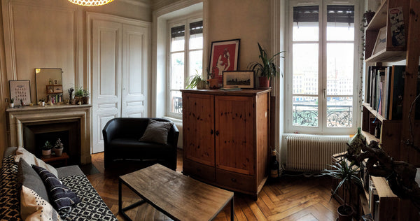 L'appartement est situé dans le quartier du Vieux Lyon, en face de la presqu'île Lyon, France Chambre calme dans appartement lumineux et cosy Private room in rental unit vacation rental 25009145