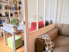 Sur la ligne 11, à 5 minutes de Belleville, 10 minutes de République et 15 minut Paris, France 3 pièces en enfilade au calme @Buttes Chaumont Entire rental unit vacation rental 18105379
