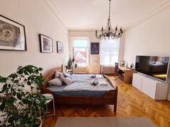 Ideal for a couple, an individual or a group of up to 4 people who do not like t Prague, Czechia Spacious room in beautiful flat in Prague centre Private room in rental unit vacation rental 623651680040657837