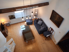 Spacieux appartement avec du cachet: une chambre en mezzanine, cuisine équipée,  Sint-Jans-Molenbeek, Belgium Appartement avec vue sur le centre de Bruxelles Entire rental unit vacation rental 50368143