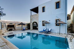 The holiday Villa is located on the hillside, just above the sea in Makrigialos, Chania, Greece Villa by the sea with PRVT Pool, Makrigialos Crete Entire home vacation rental 17539360