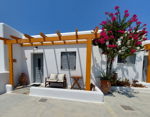 It is a traditional accommodation with one bedroom, a kitchen with a living room  Soili Home Traditional Cycladic Cycladic home vacation rental 652222196309973044