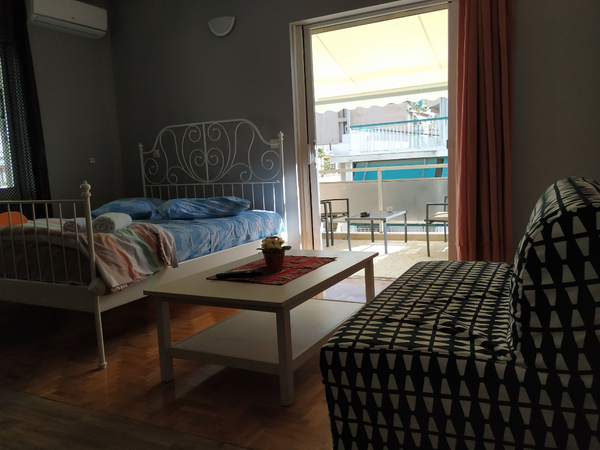 Delightful small penthouse with a big terrace offering a great view to the athen GR Athens Center Nea Kipseli Skyrou Apt No 2 Entire rental unit vacation rental 44623462